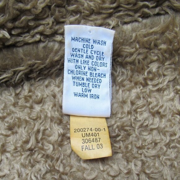 Gap Denim 100% Cotton Shell Sherpa Lined Jacket Size Medium - Picture 8 of 9